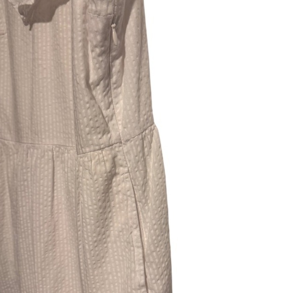 Vineyard Vines for Target Dress Womens Small White Excellent Seersucker Ruffle - Picture 4 of 7